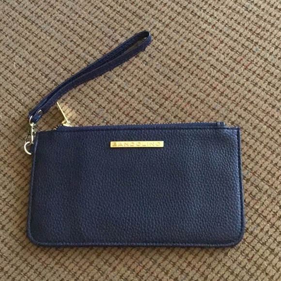 Bandolino Handbags - Leather Navy Bandolino wristlet